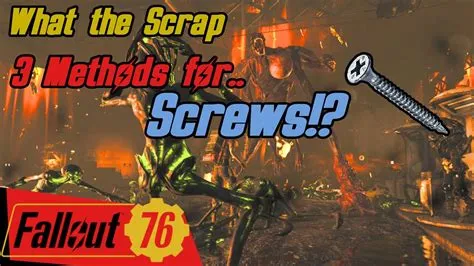 What does scraping do in fallout 76