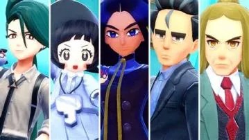 Is there an elite 4 in pokemon scarlet and violet?