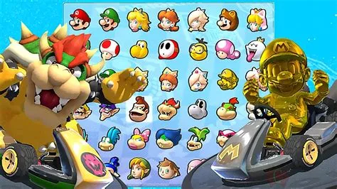 Does mario kart 8 deluxe have all characters unlocked