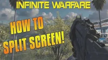Is infinite warfare 4 player split-screen zombies?
