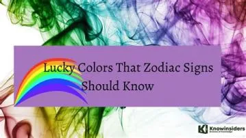 What color is very lucky?