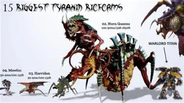 What is the largest tyranid form?