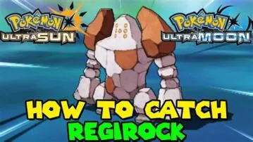 Can you catch regirock with an ultra ball?