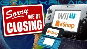 Is the 3ds eshop closing in america?