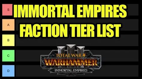 How many playable races are in warhammer 3 immortal empires