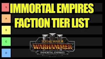 How many playable races are in warhammer 3 immortal empires?