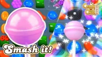 What is the upside down lollipop in candy crush?