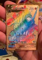 Are fully gold pokemon cards rare?