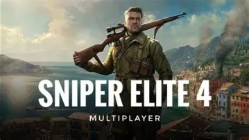 Is sniper elite 4 campaign multiplayer?