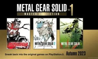 Is mgs3 playable on ps5?