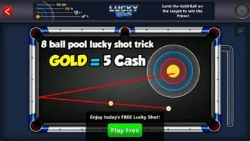 What do you call a lucky shot in pool?