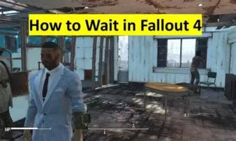 How to wait 24 hours fallout 4?
