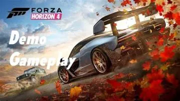Is forza horizon 4 demo offline game?