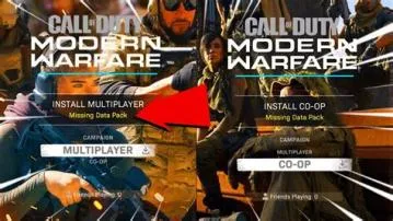 Why does modern warfare say im missing a multiplayer pack?