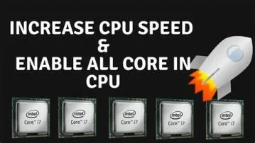 How to improve cpu speed?