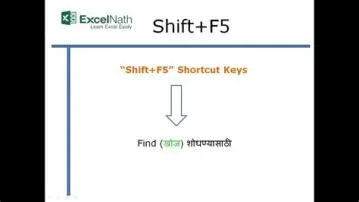 Why is shift f5 used?