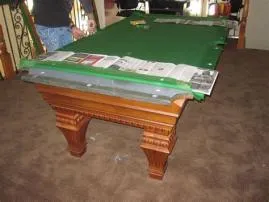 How heavy is a 1 slate pool table?