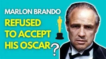 Who is the only actor to refuse an oscar?