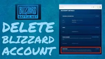 How long does it take to delete blizzard account?
