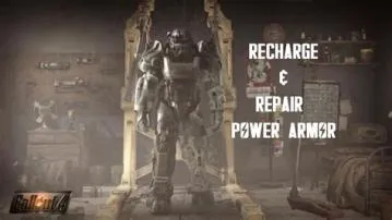 Can you recharge power armor fallout 4?