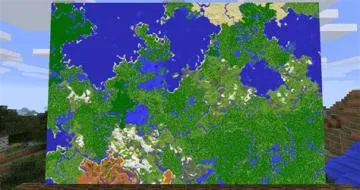 How large is a level 3 map in minecraft?