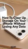 How do i clear my iphone storage without losing data?