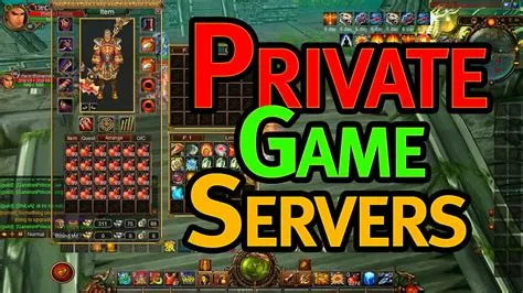 Do you need servers for an online game