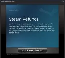Does steam usually accept refunds?