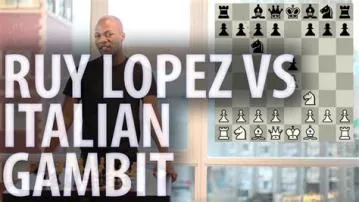 Which is better ruy lopez or italian game?