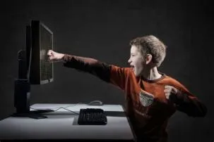 How do online games affect the behavior of the students?