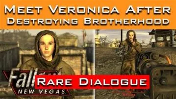 Will veronica leave if i destroy the brotherhood?