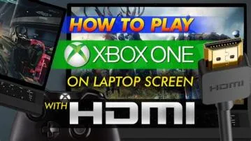 Is hdmi the only way to play xbox one?