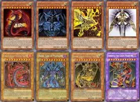 What are the 3 egyptian god cards?