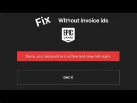Can epic games disable your account?