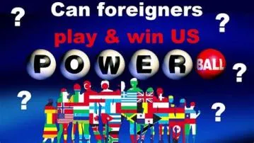 Can foreigners play us lotto?