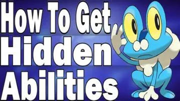 What is pokémon hidden abilities?