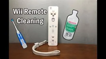 How do you clean a wii remote?