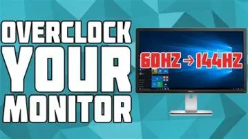 Can a monitor increase fps?