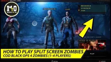 Is black ops 3 zombies split-screen offline?