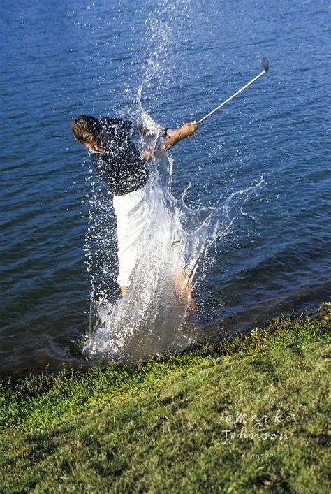 How many strokes if you hit ball in water