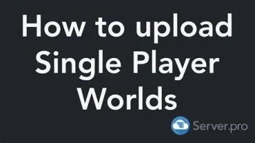 How do i import a single player world?