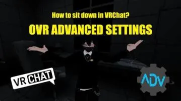 How do you sit down in vrchat quest?