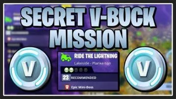 What missions give v-bucks?