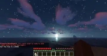 Can you skip to night in minecraft?