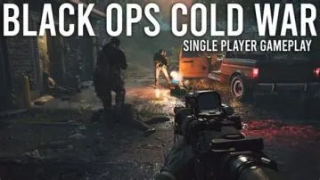How many hours is black ops cold war single player?