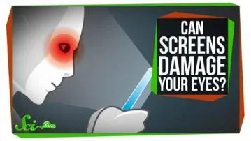 Is broken screen bad for eyes?