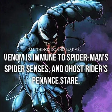 Why is venom immune to spidey