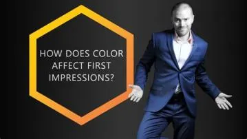 What color makes a good first impression?