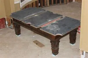 Can you move a slate bed pool table?