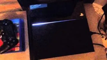 What is the white line of death on ps4?
